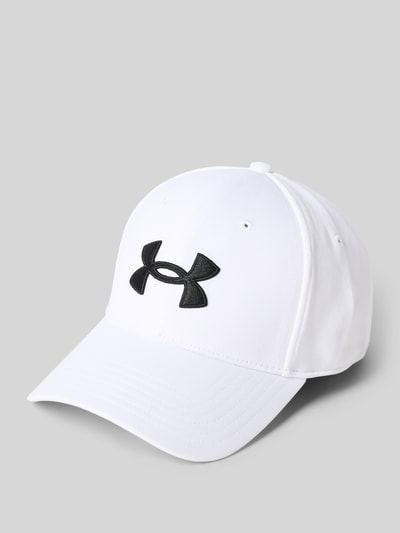 Under Armour Baseballpet met labelstitching Wit - 1