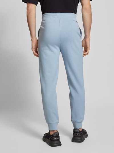 HUGO Relaxed fit sweatpants met steekzakken, model 'Dayote' Hemelsblauw - 5