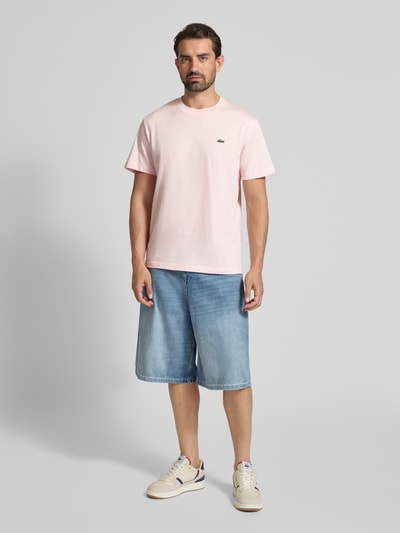 Lacoste Regular fit T-shirt van puur katoen Roze - 1