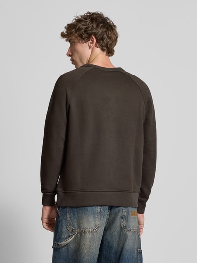 Marc O'Polo Denim Relaxed Fit Sweatshirt aus reiner Baumwolle Dunkelbraun 5
