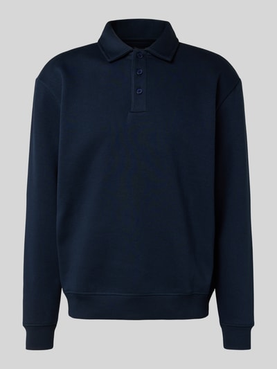 MCNEAL Poloshirt met ribboorden Donkerblauw - 2