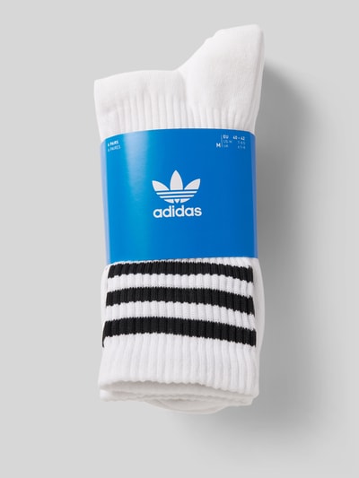 adidas Originals Sokken met labeltypische strepen in een set van 6 paar Wit - 3