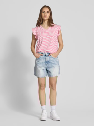 Marc O'Polo Denim Relaxed fit jeansbermuda met steekzakken Jeansblauw - 1