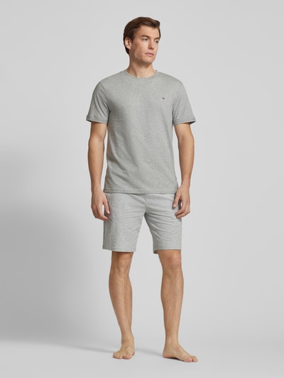 Tommy Hilfiger Slim Fit T-Shirt mit Rundhalsausschnitt Hellgrau 1