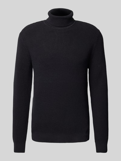 Jack & Jones Premium Rollkragenpullover mit Label-Detail Modell 'VIGGO' Black 1