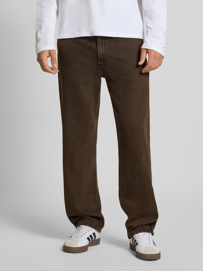 Levi's® Loose Straight Fit Jeans mit Eingrifftaschen Modell '565' Dunkelbraun 4