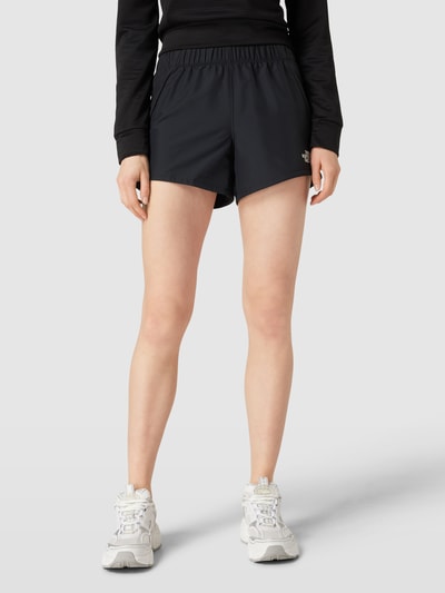 The North Face Sweatshorts met labelprint, model 'WOVEN' Zwart - 4