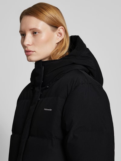 Holzweiler Steppjacke in Überlänge Black 3