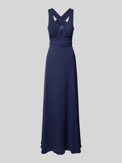 TROYDEN COLLECTION Abendkleid mit Herz-Ausschnitt Dunkelblau 2