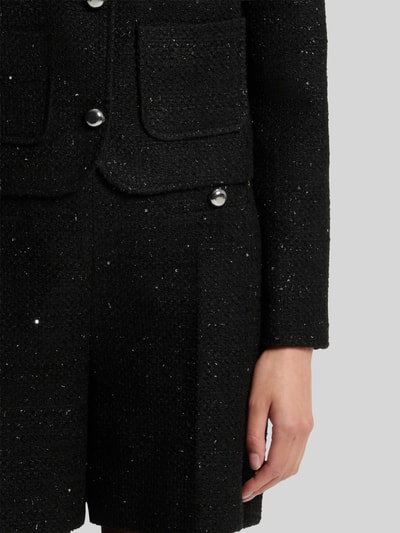 HUGO Cocktailjacke mit metallischen Zierknöpfen Black 6