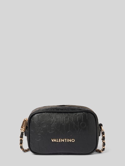 VALENTINO BAGS Umhängetasche mit Label-Strukturmuster Modell 'RELAX CHAIN' Black 1