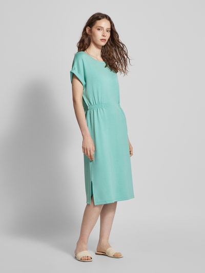 Soyaconcept Midi-jurk met kapmouwen, model 'Banu' Aquablauw - 1