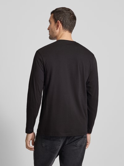 RAGMAN Longsleeve mit Rundhalsausschnitt Black 5