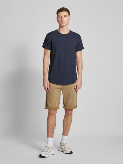 G-Star Raw Slim Fit Jeansshorts mit Gürtelschlaufen Modell 'Mosa' Sand 1