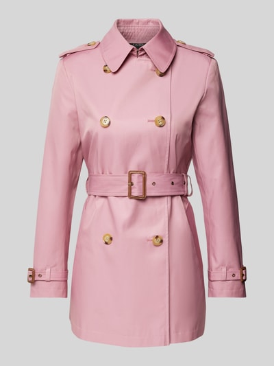 Lauren Ralph Lauren Jacke mit Taillengürtel Rosa 2