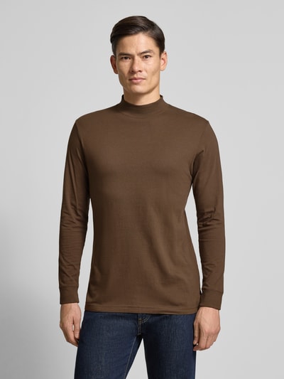 RAGMAN Shirt met lange mouwen en ribboorden Donkerbruin - 4