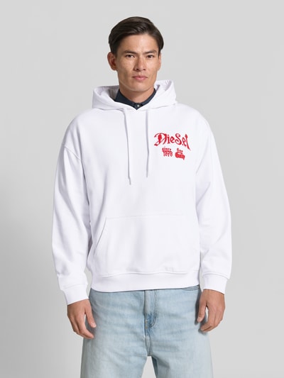 Diesel sweatshirt met logoprint Wit - 4