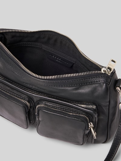 LIEBESKIND BERLIN Umhängetasche aus Leder mit Logo-Detail Modell 'Maia' Black 5
