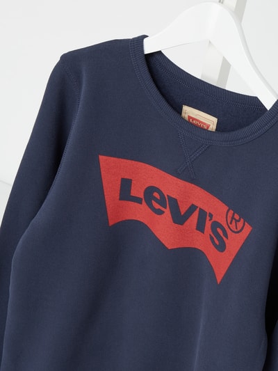 Levi’s® Kids Bluza z nadrukiem z logo Granatowy 2