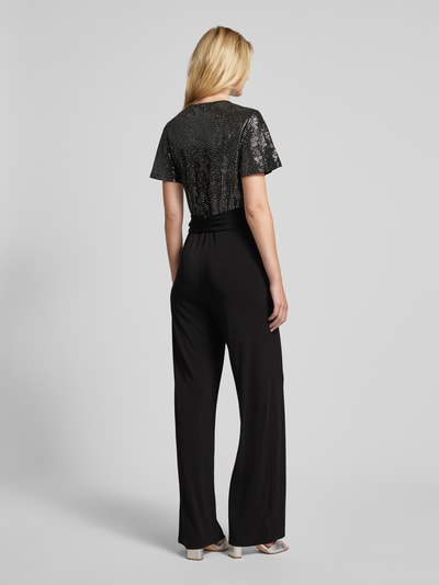 Christian Berg Cocktail Jumpsuit mit Bindegürtel Black 5