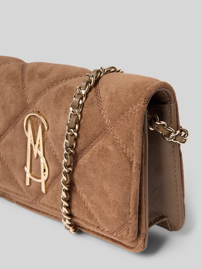 Steve Madden Crossbody Bag mit Label-Detail Taupe 3