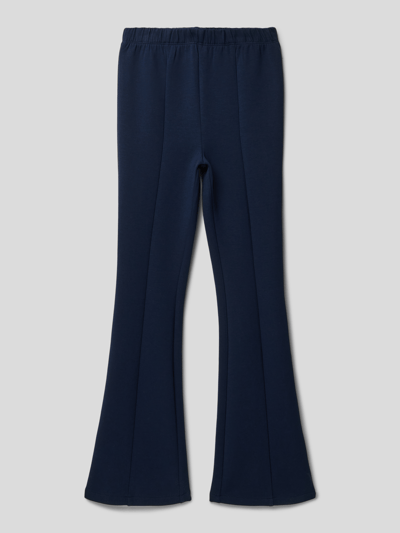 s.Oliver RED LABEL Flared Cut Hose mit elastischem Bund Marineblau 1