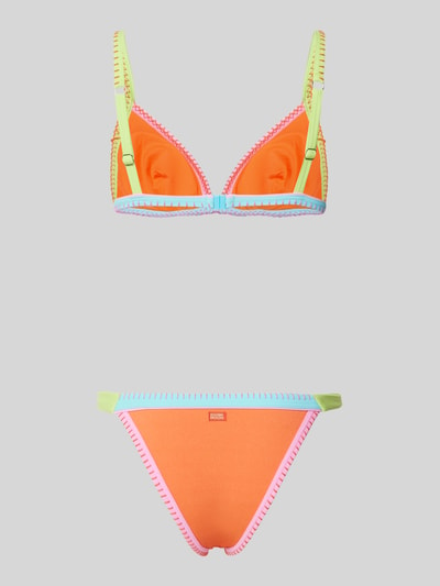 Banana Moon Bikini-Set mit Strukturmuster Modell 'TANEOFIABA SANTACOLOR' Orange 3