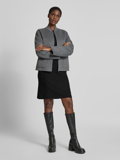 Christian Berg Woman Knielange rok met naadritssluiting Zwart - 1