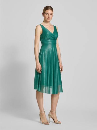 TROYDEN COLLECTION Cocktailkleid in Wickel-Optik Mint 1