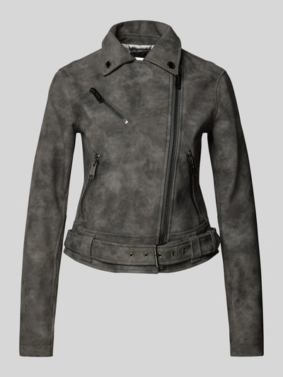 Guess Bikerjacke in Leder-Optik Modell 'PATTY' Black 2