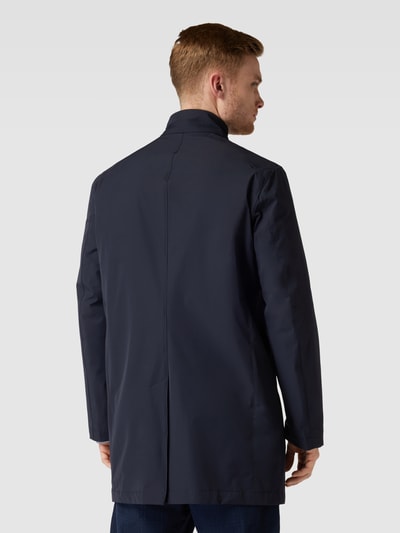 JOOP! Collection Lange jas met labelbadge, model 'TRENS' Marineblauw - 5