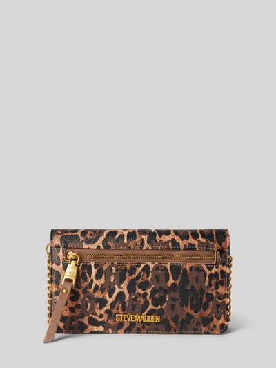 Steve Madden Handtasche mit Label-Applikation Modell 'BNOREEN' Mittelbraun 4
