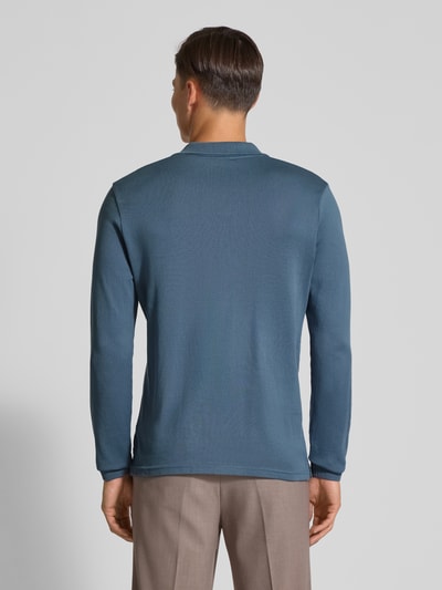 Cinque Regular Fit Poloshirt mit V-Ausschnitt Modell 'BOLLO' Hellblau 5