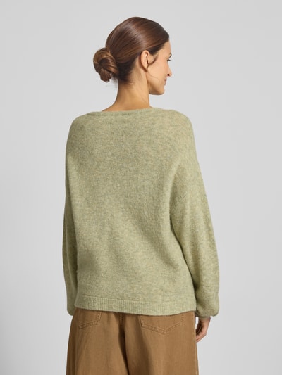 OPUS Strickpullover mit Rundhalsausschnitt Modell 'Pemine' Mint 5