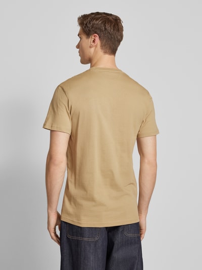 Tommy Jeans T-Shirt mit Label-Print Beige 5