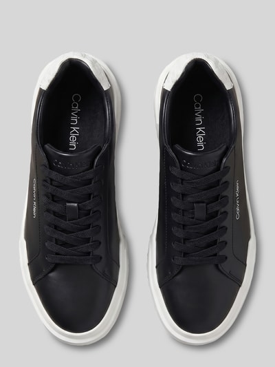 CK Calvin Klein Sneaker aus echtem Rindsleder Modell 'CHUNKY CUPS' Black 3