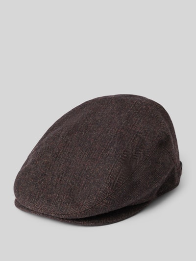 Barbour Schiebermütze mit verstärktem Schirm Dunkelbraun 1