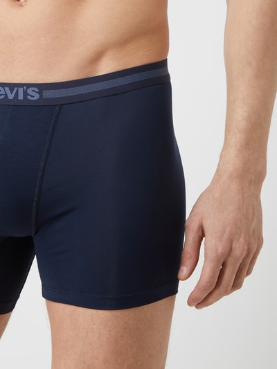 Levi's® Obcisłe bokserki z dodatkiem streczu w zestawie 2 szt. Granatowy 4