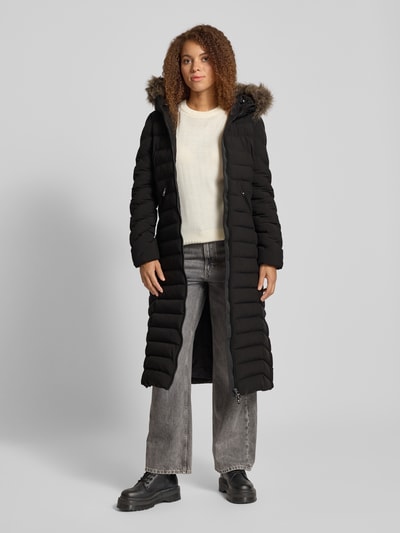 Superdry Płaszcz pikowany z dwustronnym zamkiem błyskawicznym model ‘FUJI’ Czarny 1