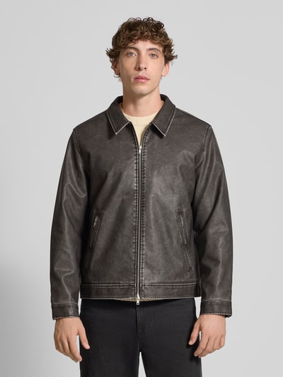 JACK & JONES Jack met kentkraag, model 'CASABLANCA'' BLACK - 4