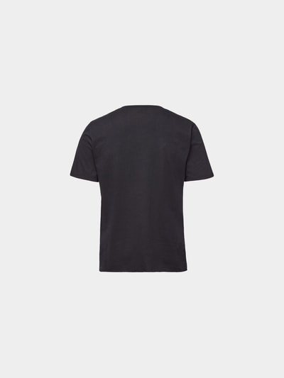 Saint Laurent T-Shirt aus Baumwolle im Destroyed-Look Black 2