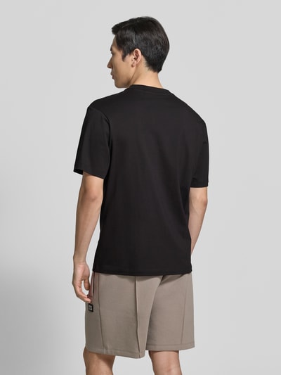 HUGO Regular Fit T-Shirt aus reiner Baumwolle Modell 'DANGEN' Black 5