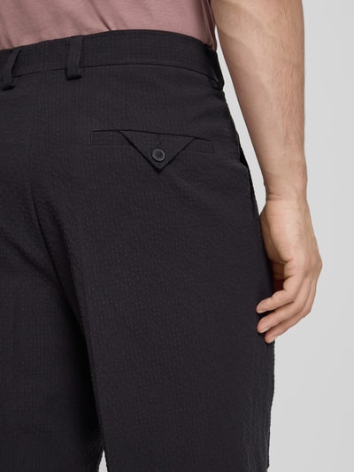 HUGO Wide Fit Chinoshorts aus Baumwoll-Mix Black 3