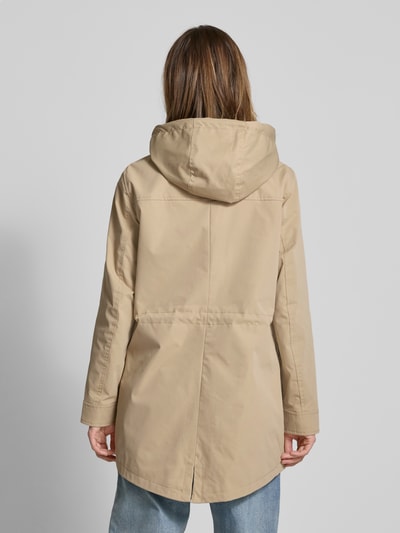 Only Shaped Fit Parka mit Kordelzug Modell 'LOUISE' Taupe 5