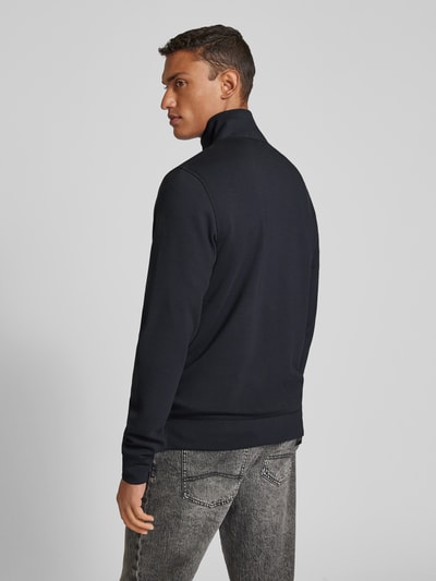 Casual Friday Sweatshirt in effen design, model 'Sebastian' Marineblauw - 5