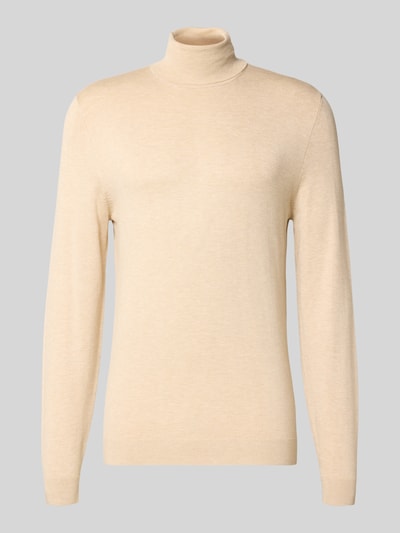 MCNEAL Rollkragenpullover aus Viskose-Mix Sand Melange 2