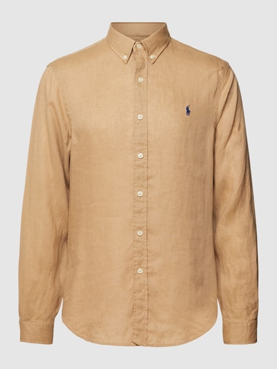 Polo Ralph Lauren Koszula casualowa z kołnierzykiem typu button down Khaki 2