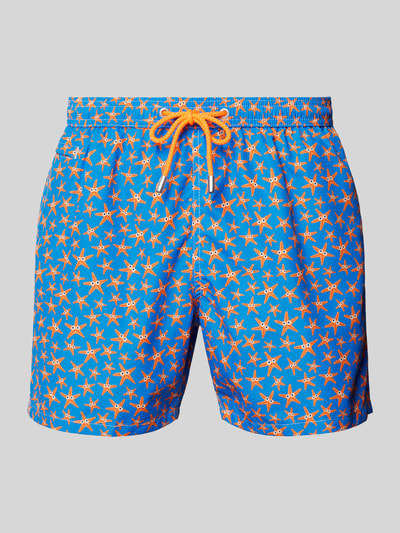 MC2 Saint Barth Badehose mit Allover-Motiv-Print Modell 'LIGHTING' Blau 1