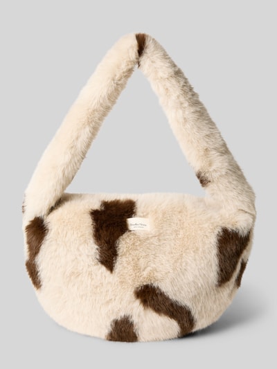 STUDIO NOOS Crossbody Bag mit Kunstfellbesatz Offwhite 2