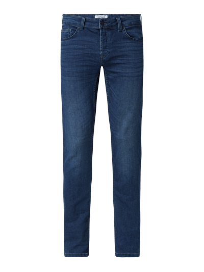 Only & Sons Slim Fit Jeans mit Stretch-Anteil Modell 'Mark' Dunkelblau 2